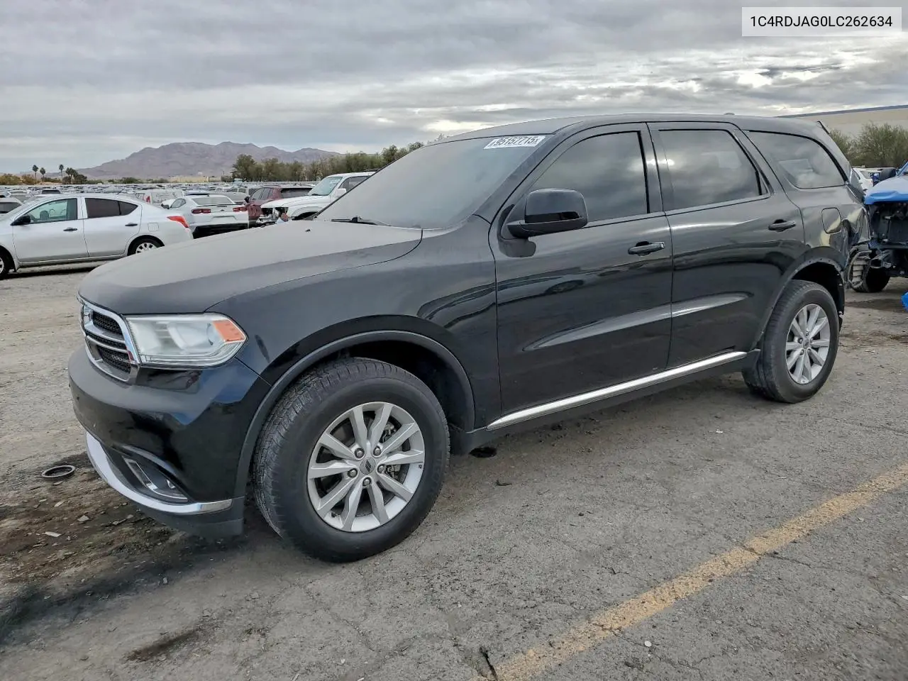1C4RDJAG0LC262634 2020 Dodge Durango Sxt