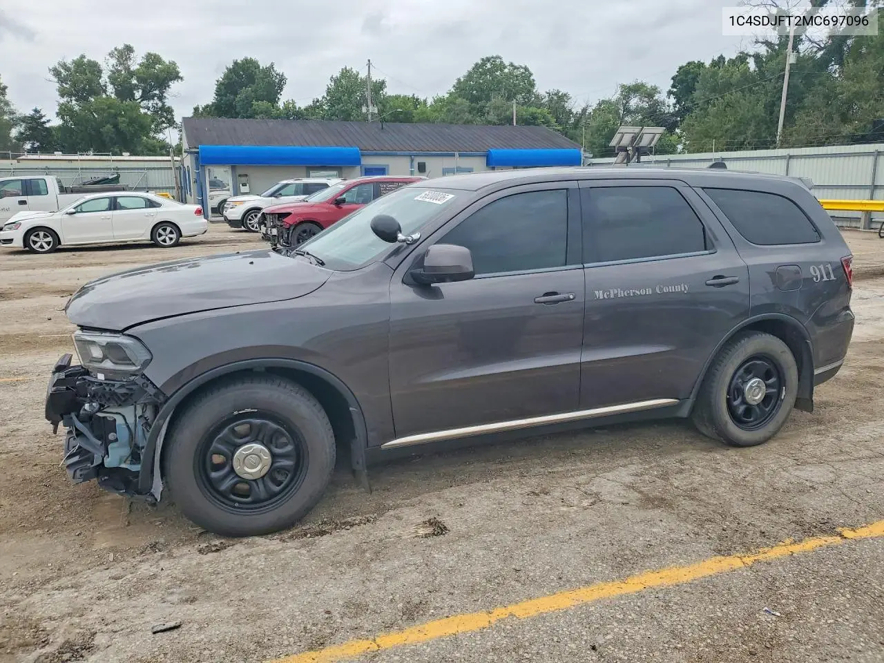 2021 Dodge Durango Pursuit VIN: 1C4SDJFT2MC697096 Lot: 58200036