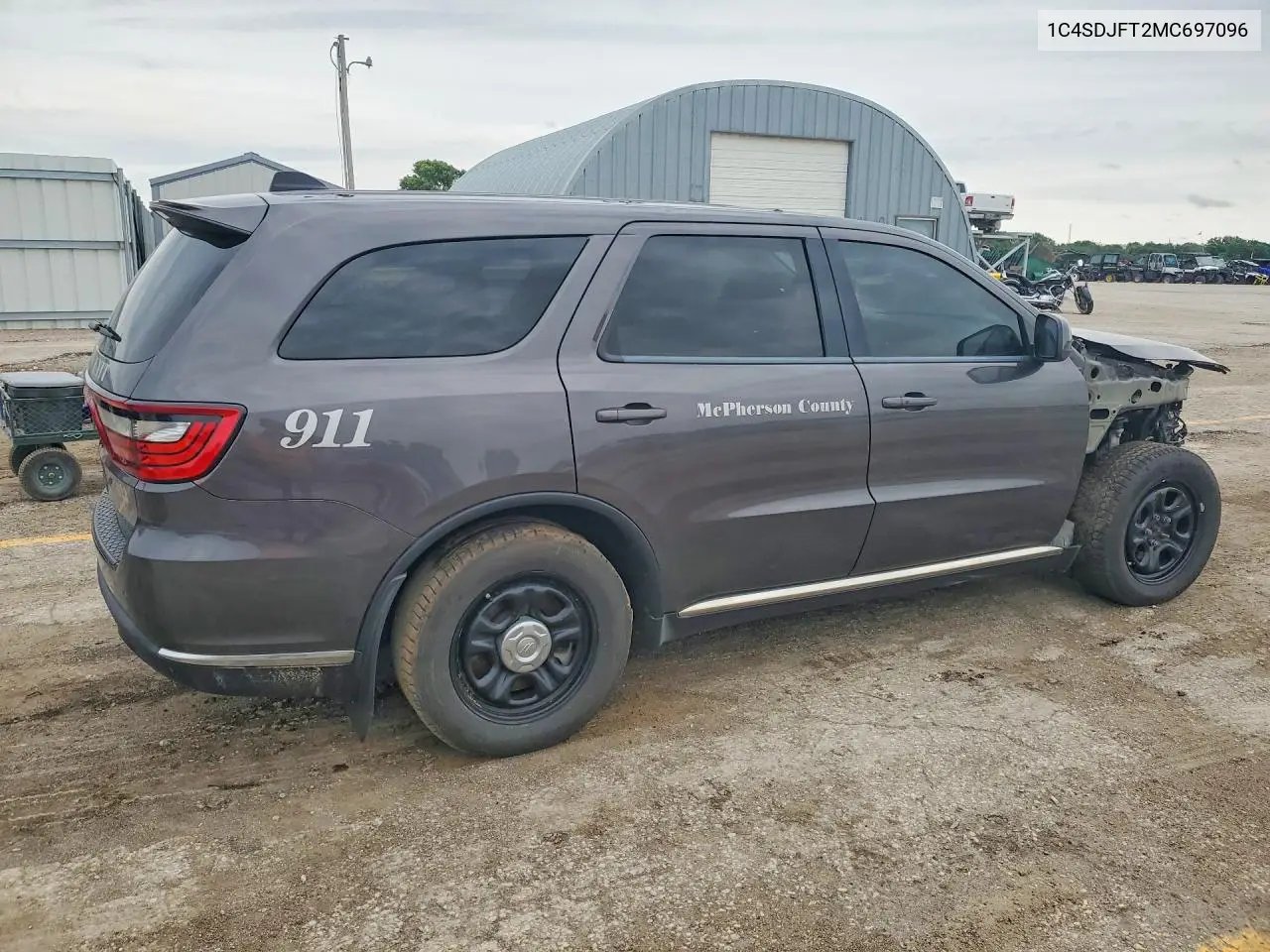 2021 Dodge Durango Pursuit VIN: 1C4SDJFT2MC697096 Lot: 58200036