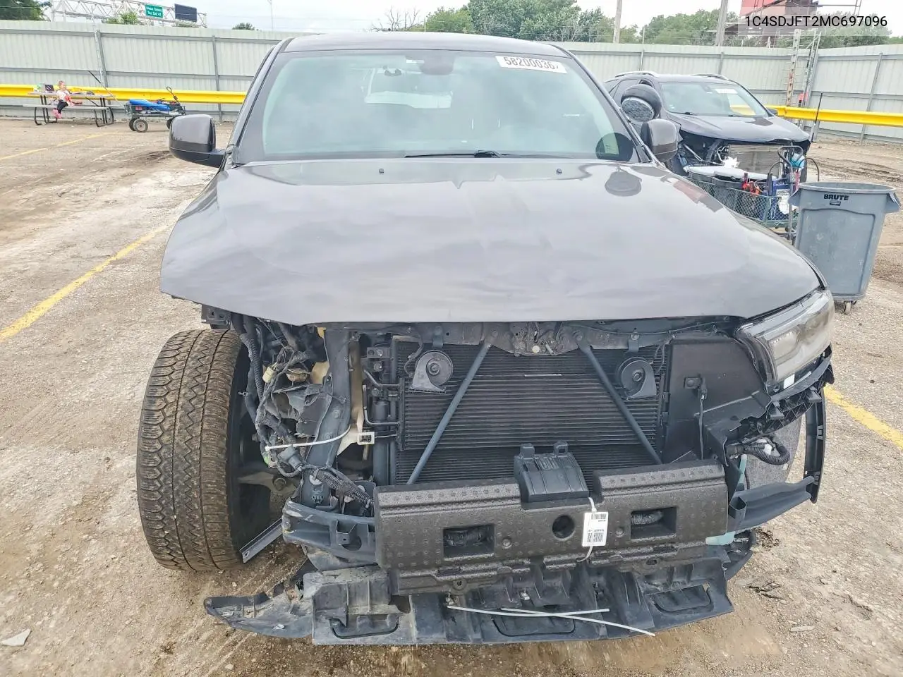 2021 Dodge Durango Pursuit VIN: 1C4SDJFT2MC697096 Lot: 58200036