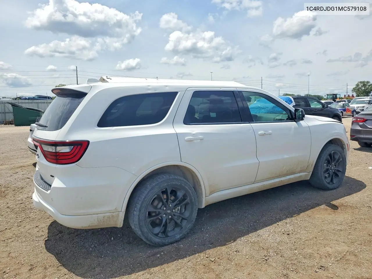 2021 Dodge Durango Gt VIN: 1C4RDJDG1MC579108 Lot: 58232326