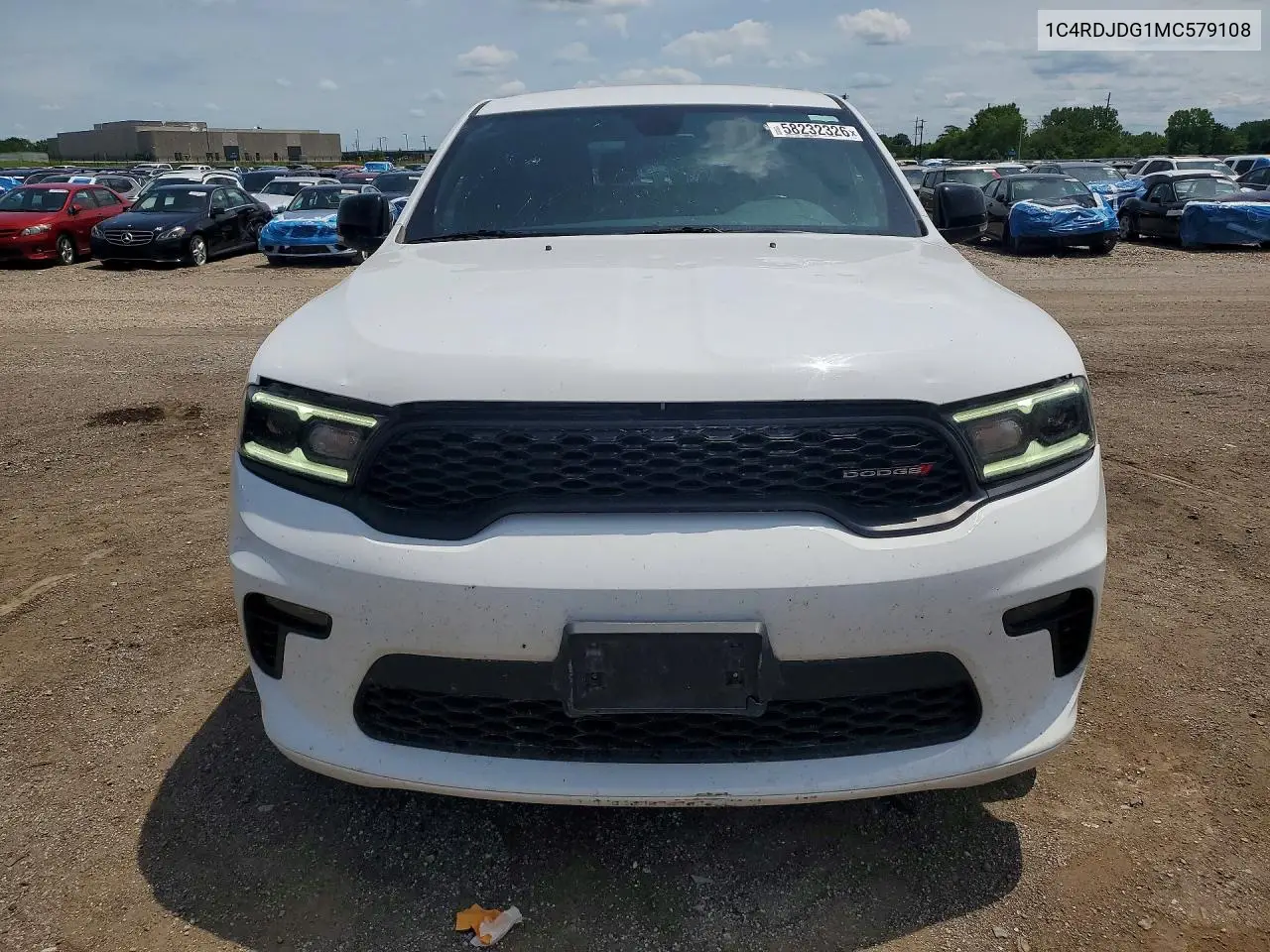 2021 Dodge Durango Gt VIN: 1C4RDJDG1MC579108 Lot: 58232326