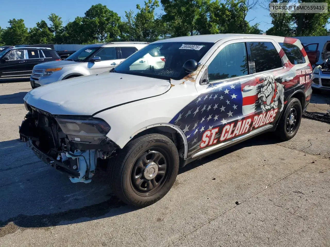 1C4SDJFT6MC659435 2021 Dodge Durango Pursuit