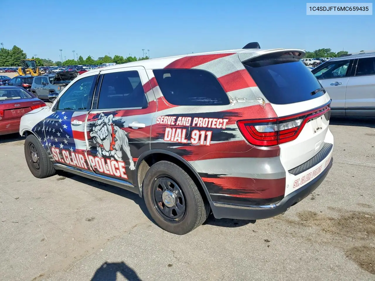 1C4SDJFT6MC659435 2021 Dodge Durango Pursuit