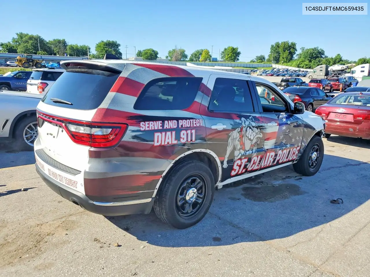 1C4SDJFT6MC659435 2021 Dodge Durango Pursuit