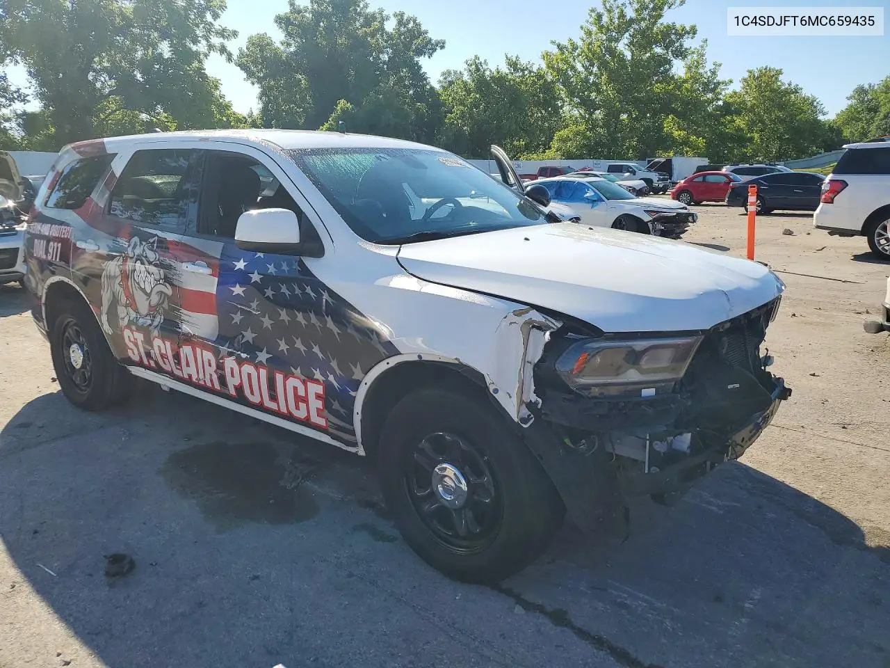 1C4SDJFT6MC659435 2021 Dodge Durango Pursuit