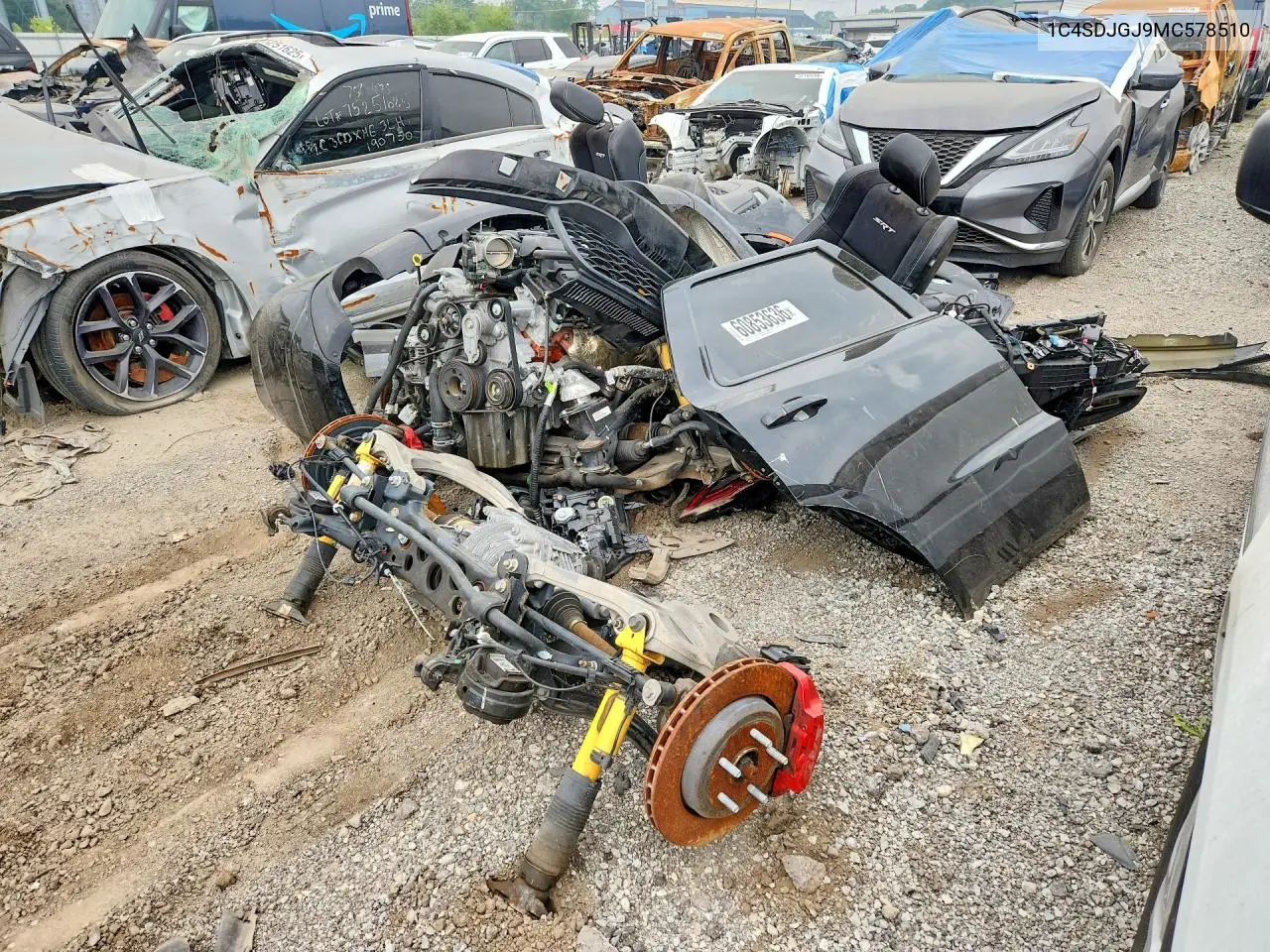 2021 Dodge Durango Srt 392 VIN: 1C4SDJGJ9MC578510 Lot: 60853636