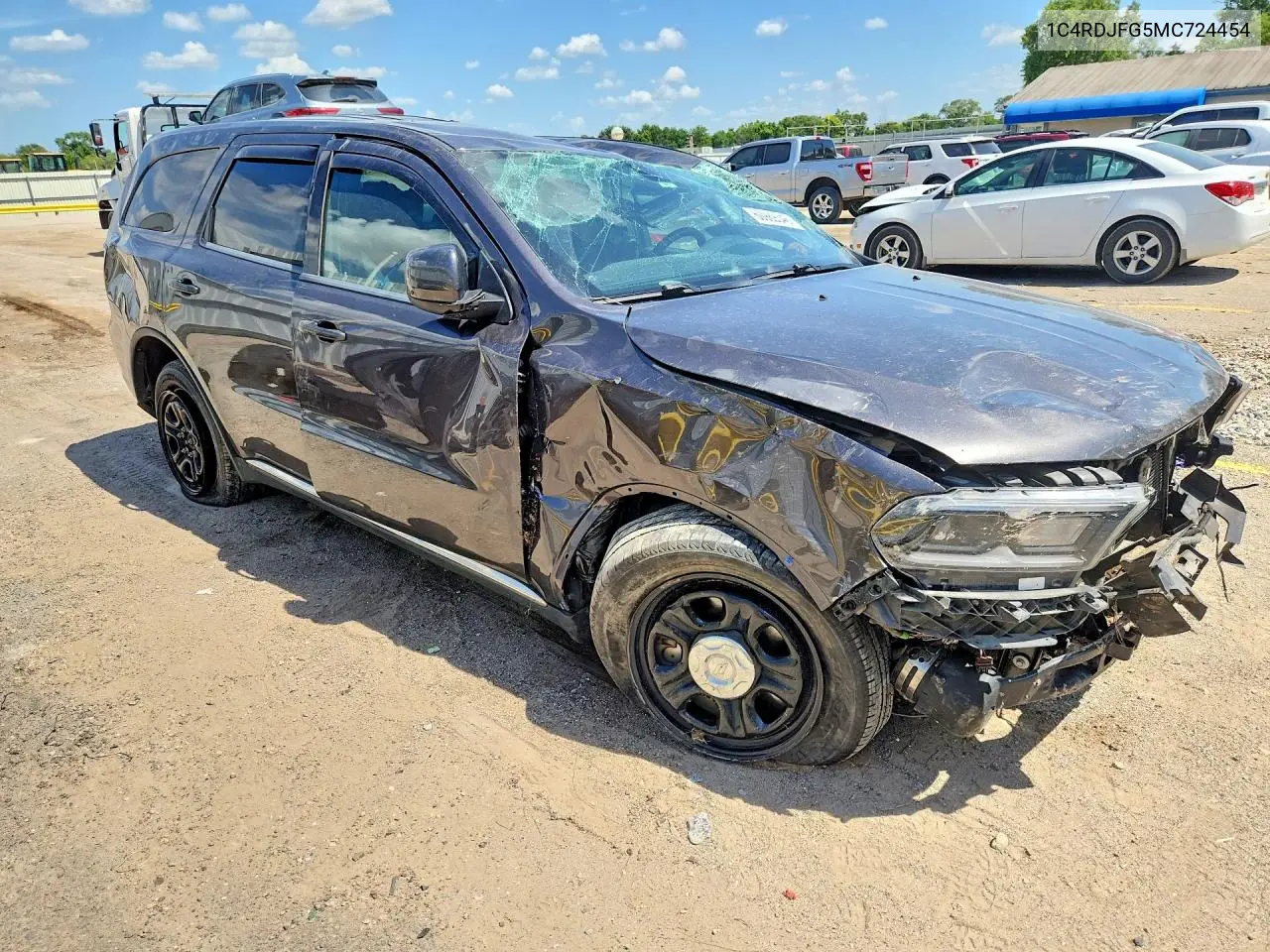2021 Dodge Durango Pursuit VIN: 1C4RDJFG5MC724454 Lot: 60989346