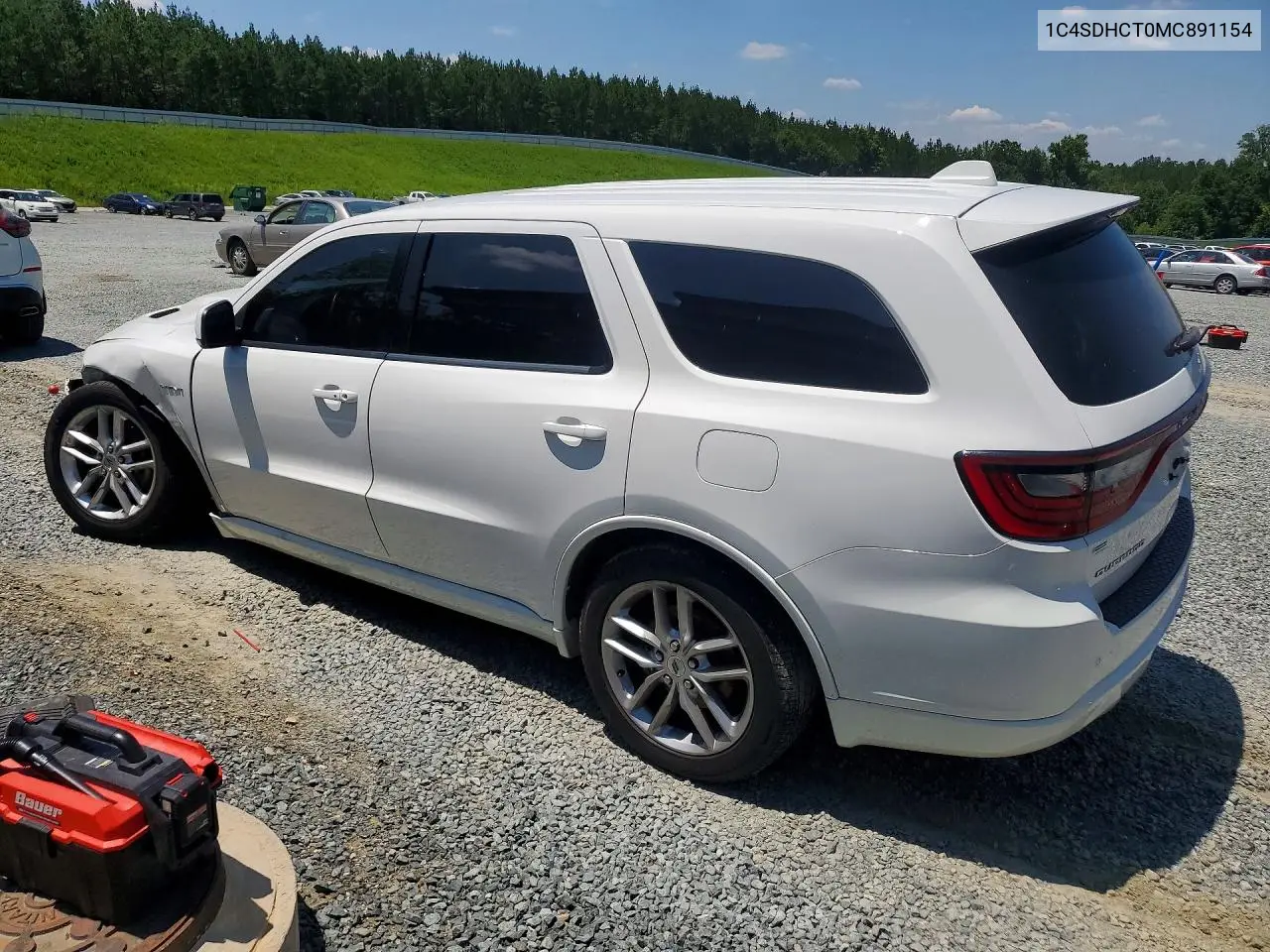 2021 Dodge Durango R/T VIN: 1C4SDHCT0MC891154 Lot: 61162206