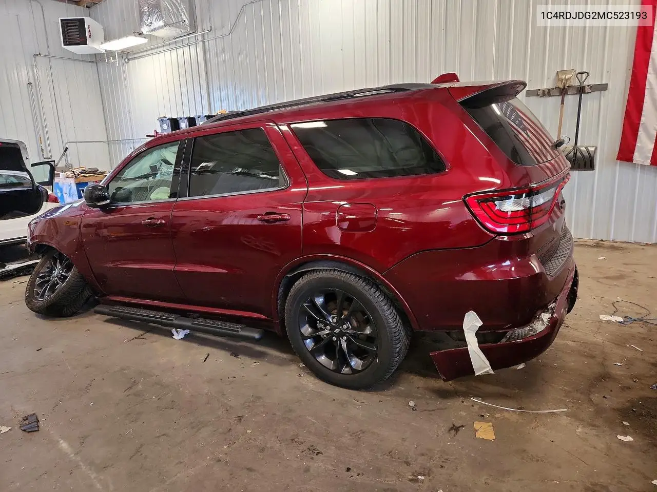 2021 Dodge Durango Gt VIN: 1C4RDJDG2MC523193 Lot: 61205826