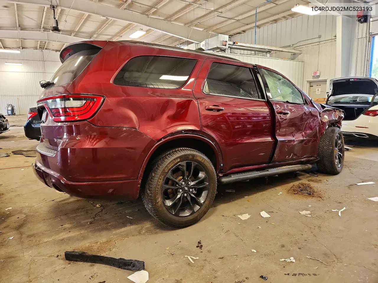 2021 Dodge Durango Gt VIN: 1C4RDJDG2MC523193 Lot: 61205826
