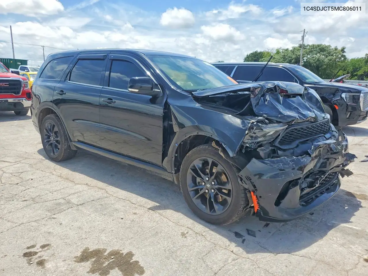 2021 Dodge Durango R/T VIN: 1C4SDJCT5MC806011 Lot: 61409936