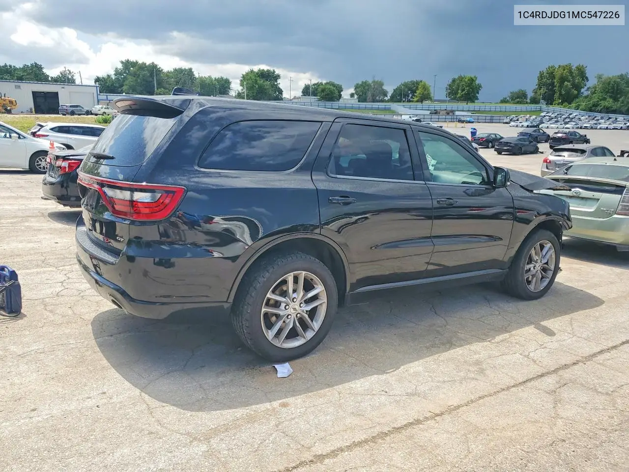 2021 Dodge Durango Gt VIN: 1C4RDJDG1MC547226 Lot: 61416666
