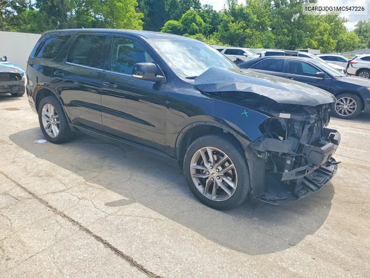 2021 Dodge Durango Gt VIN: 1C4RDJDG1MC547226 Lot: 61416666