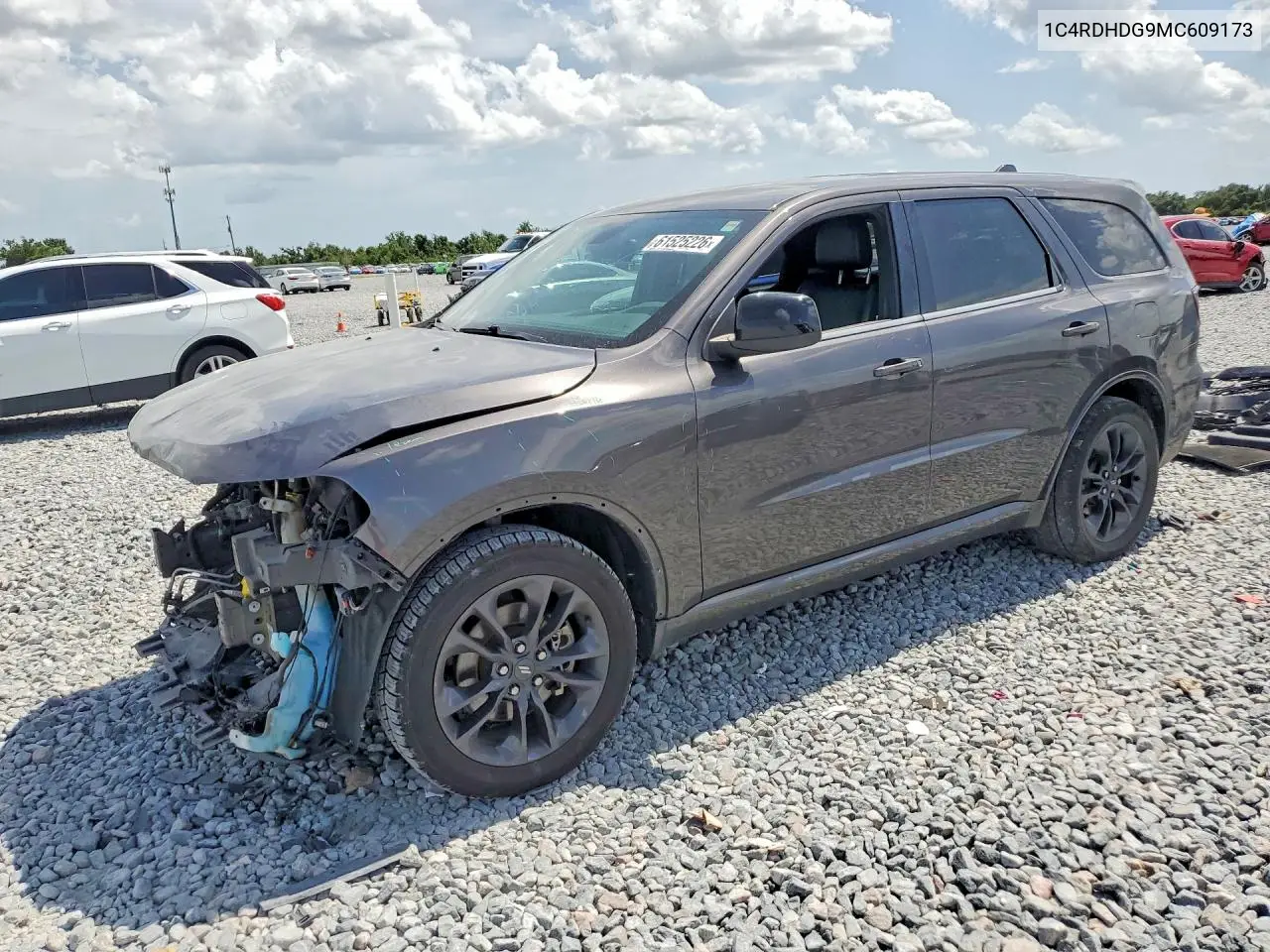 2021 Dodge Durango Gt VIN: 1C4RDHDG9MC609173 Lot: 61525226