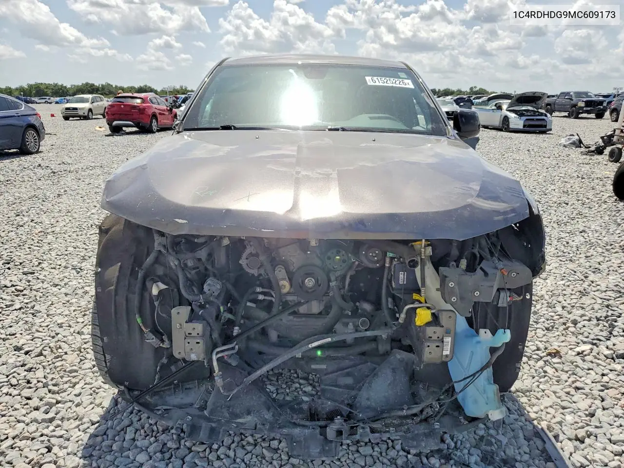 2021 Dodge Durango Gt VIN: 1C4RDHDG9MC609173 Lot: 61525226