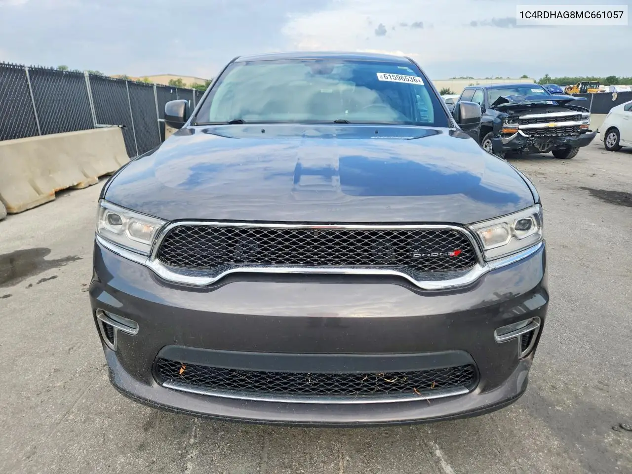 2021 Dodge Durango Sxt VIN: 1C4RDHAG8MC661057 Lot: 61596536