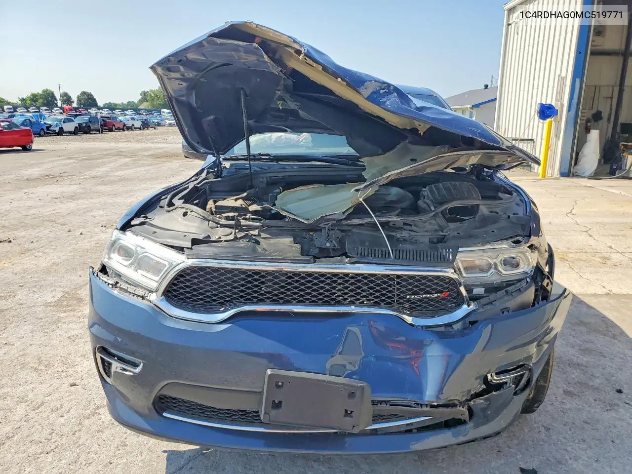 2021 Dodge Durango Sxt VIN: 1C4RDHAG0MC519771 Lot: 61814726