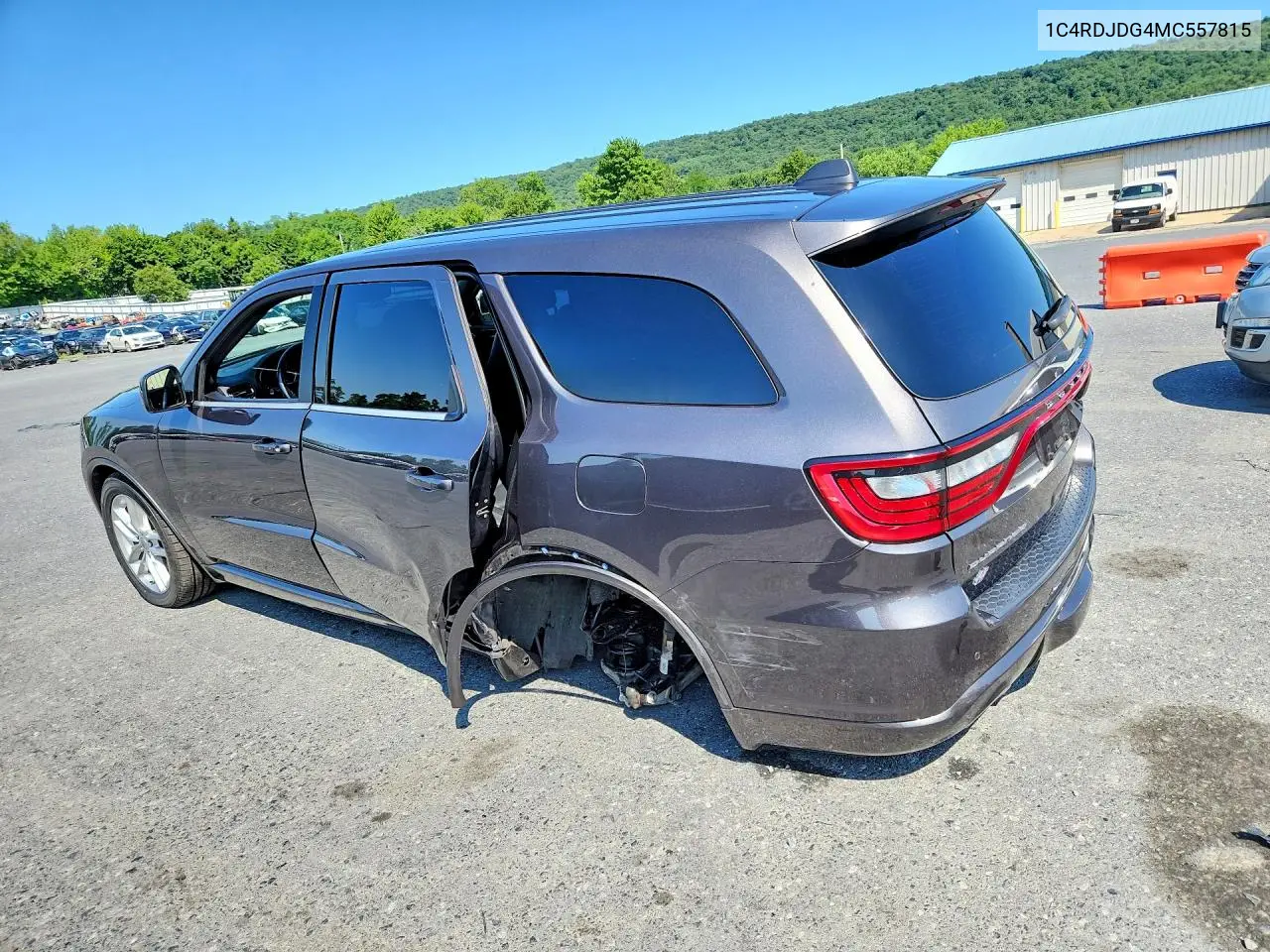 2021 Dodge Durango Gt VIN: 1C4RDJDG4MC557815 Lot: 61868726
