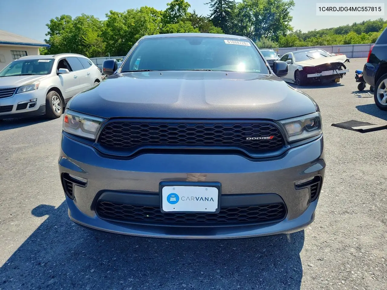 2021 Dodge Durango Gt VIN: 1C4RDJDG4MC557815 Lot: 61868726