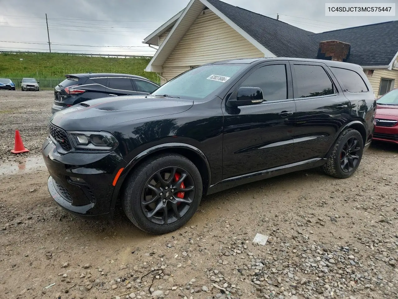 2021 Dodge Durango R/T VIN: 1C4SDJCT3MC575447 Lot: 62027606