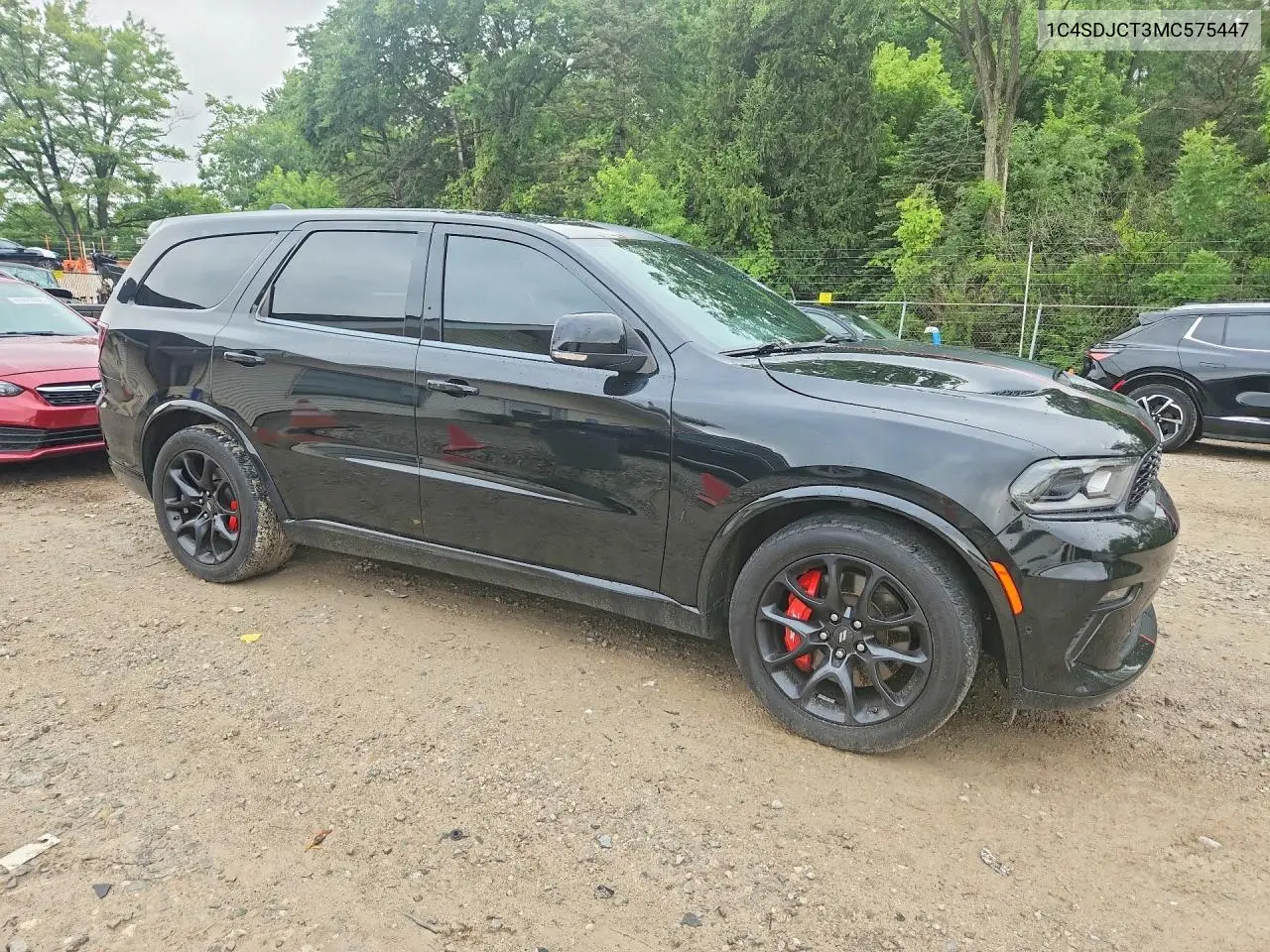 2021 Dodge Durango R/T VIN: 1C4SDJCT3MC575447 Lot: 62027606