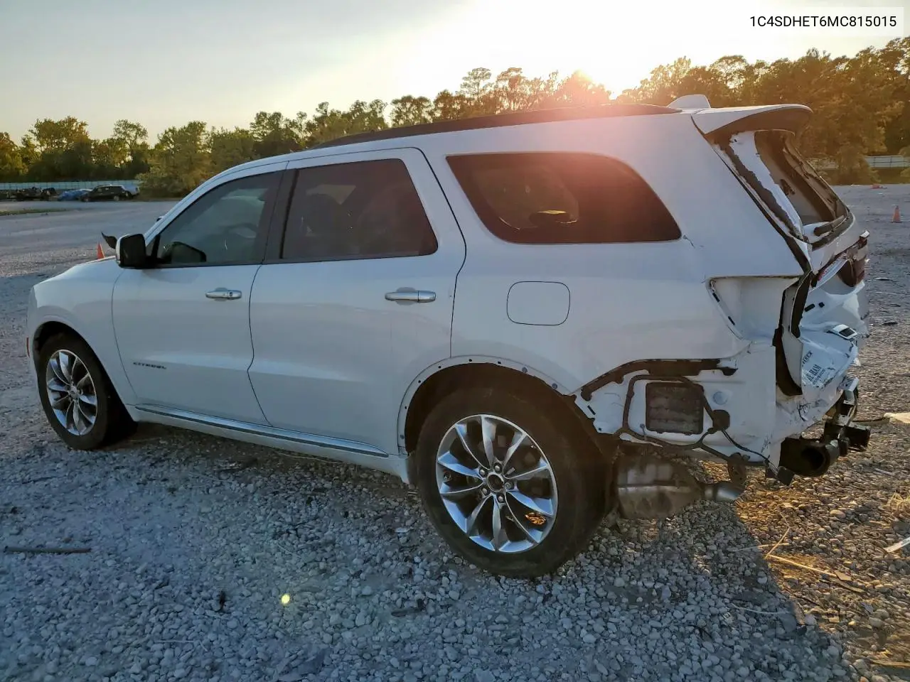 1C4SDHET6MC815015 2021 Dodge Durango Citadel