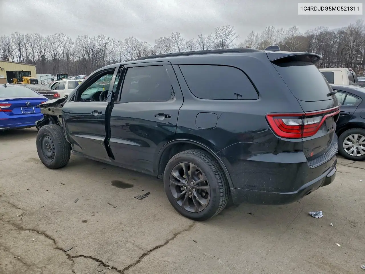 1C4RDJDG5MC521311 2021 Dodge Durango Gt