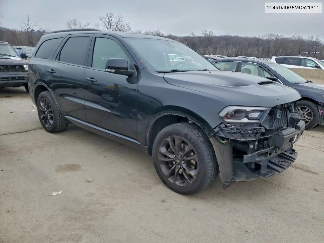 1C4RDJDG5MC521311 2021 Dodge Durango Gt