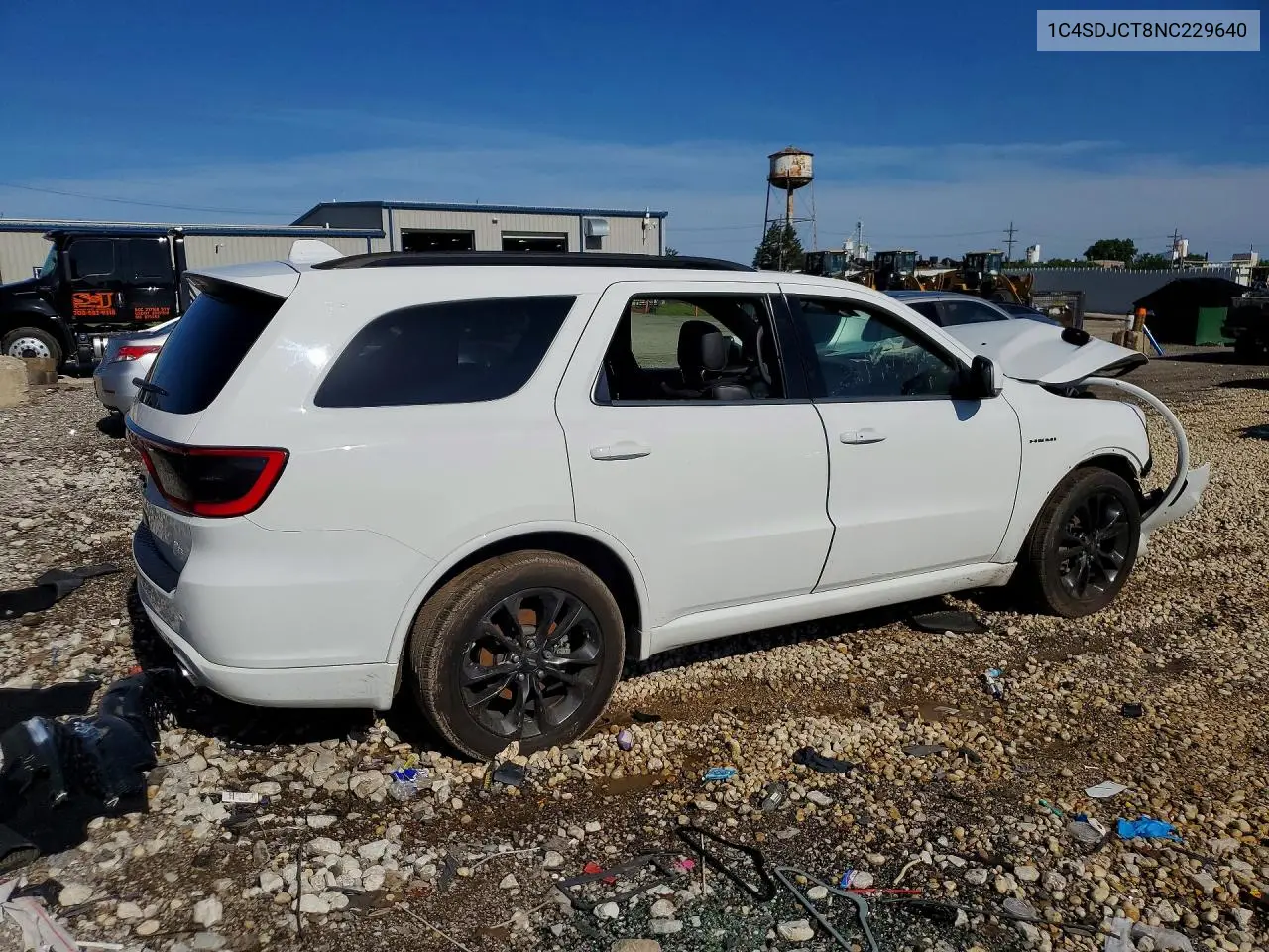 2022 Dodge Durango R VIN: 1C4SDJCT8NC229640 Lot: 56960966