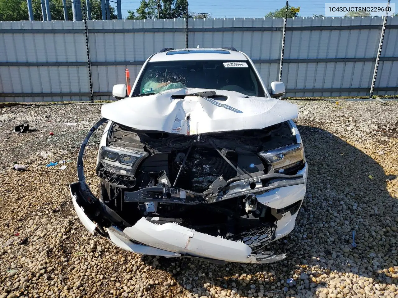 2022 Dodge Durango R VIN: 1C4SDJCT8NC229640 Lot: 56960966