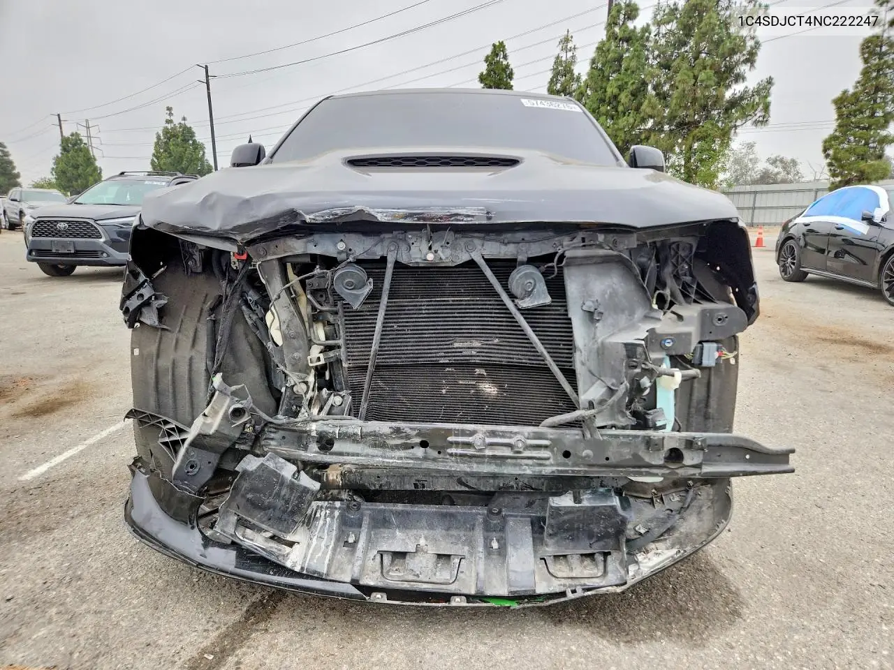 2022 Dodge Durango R VIN: 1C4SDJCT4NC222247 Lot: 57436276