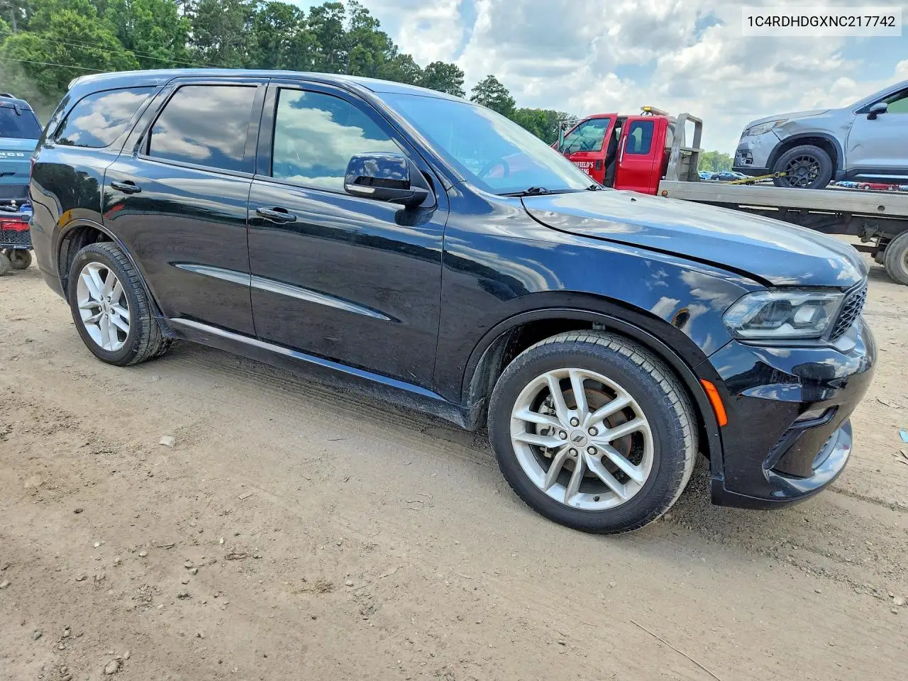 2022 Dodge Durango Gt VIN: 1C4RDHDGXNC217742 Lot: 59254276
