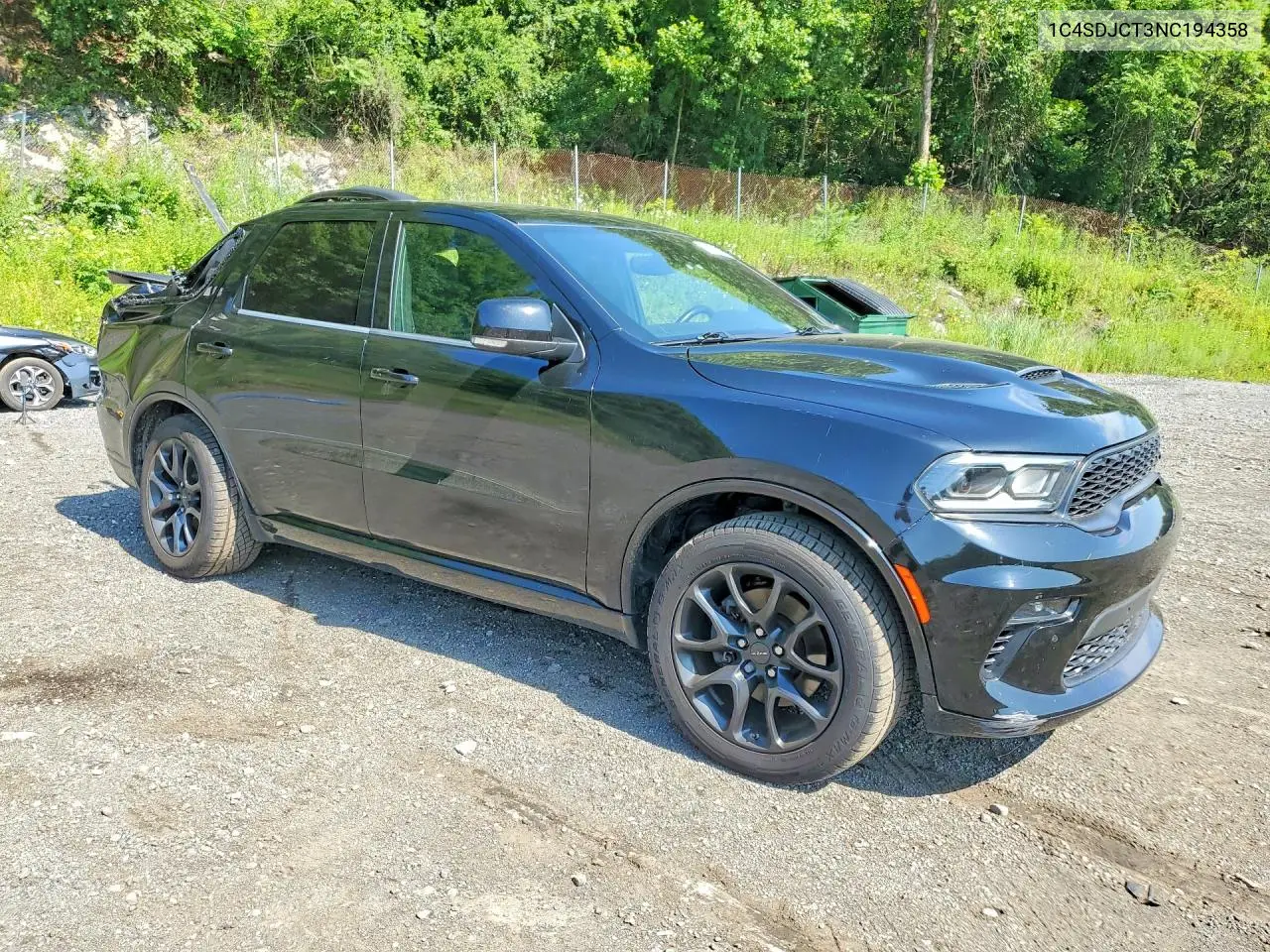 2022 Dodge Durango R/T VIN: 1C4SDJCT3NC194358 Lot: 60370046