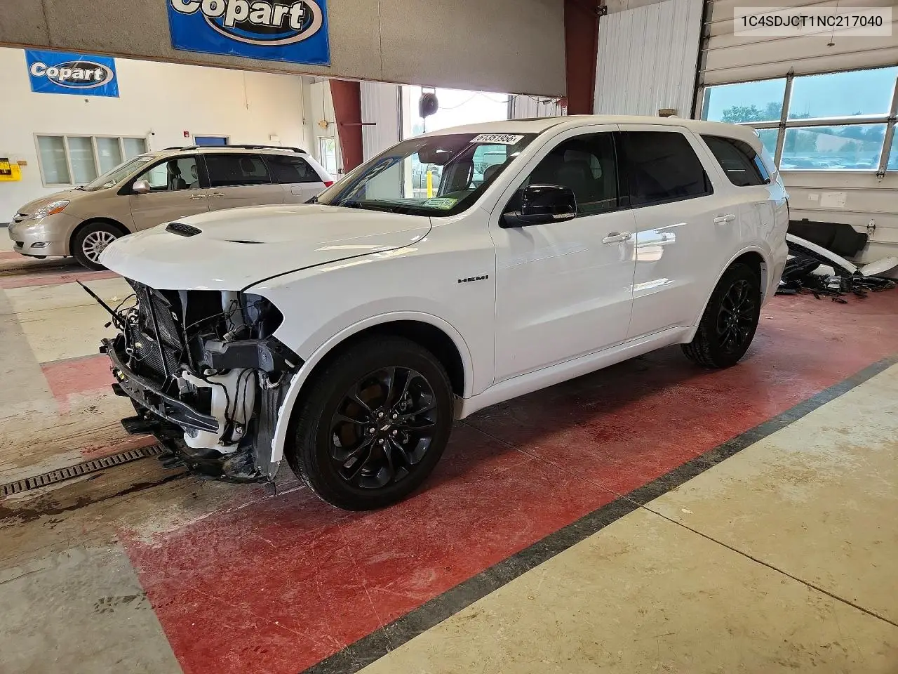 2022 Dodge Durango R/T VIN: 1C4SDJCT1NC217040 Lot: 61351956