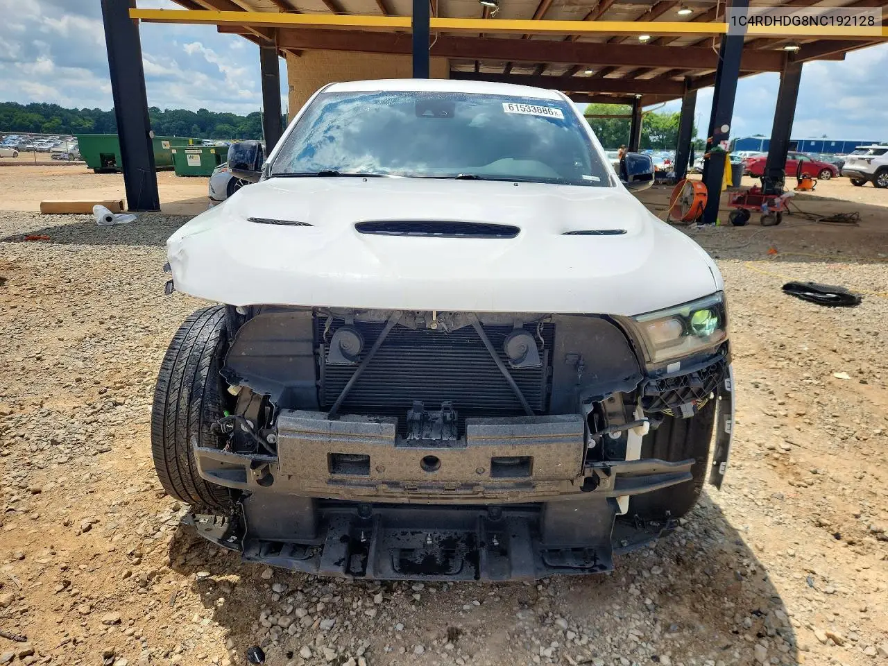 2022 Dodge Durango Gt VIN: 1C4RDHDG8NC192128 Lot: 61533886