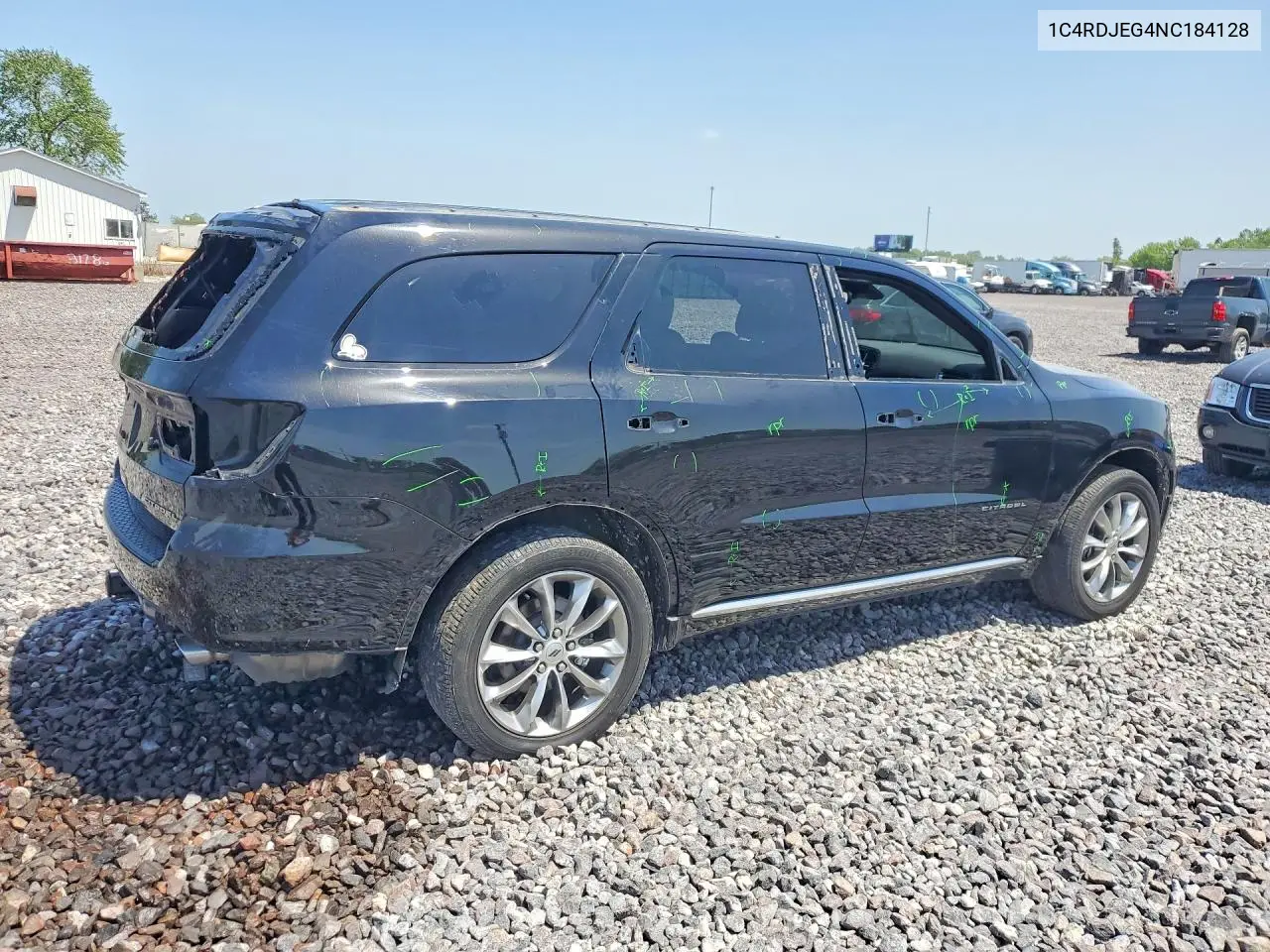 2022 Dodge Durango Citadel VIN: 1C4RDJEG4NC184128 Lot: 85792845