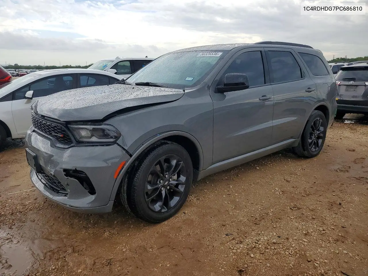 2023 Dodge Durango Gt VIN: 1C4RDHDG7PC686810 Lot: 56326536