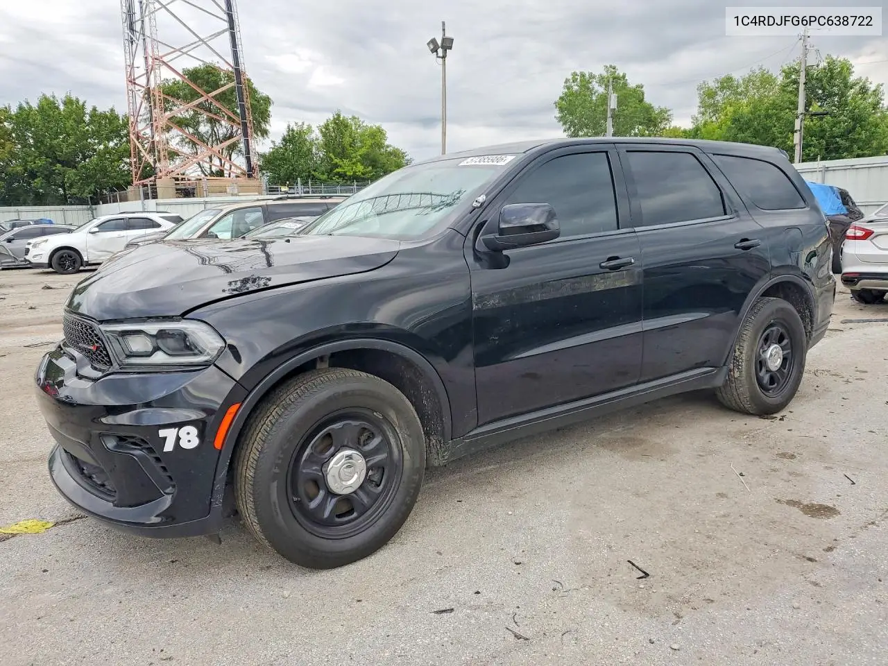 2023 Dodge Durango Pursuit VIN: 1C4RDJFG6PC638722 Lot: 57385986