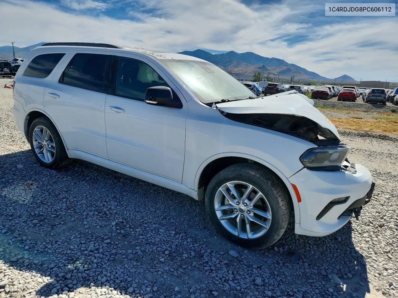 2023 Dodge Durango Gt VIN: 1C4RDJDG8PC606112 Lot: 57426976