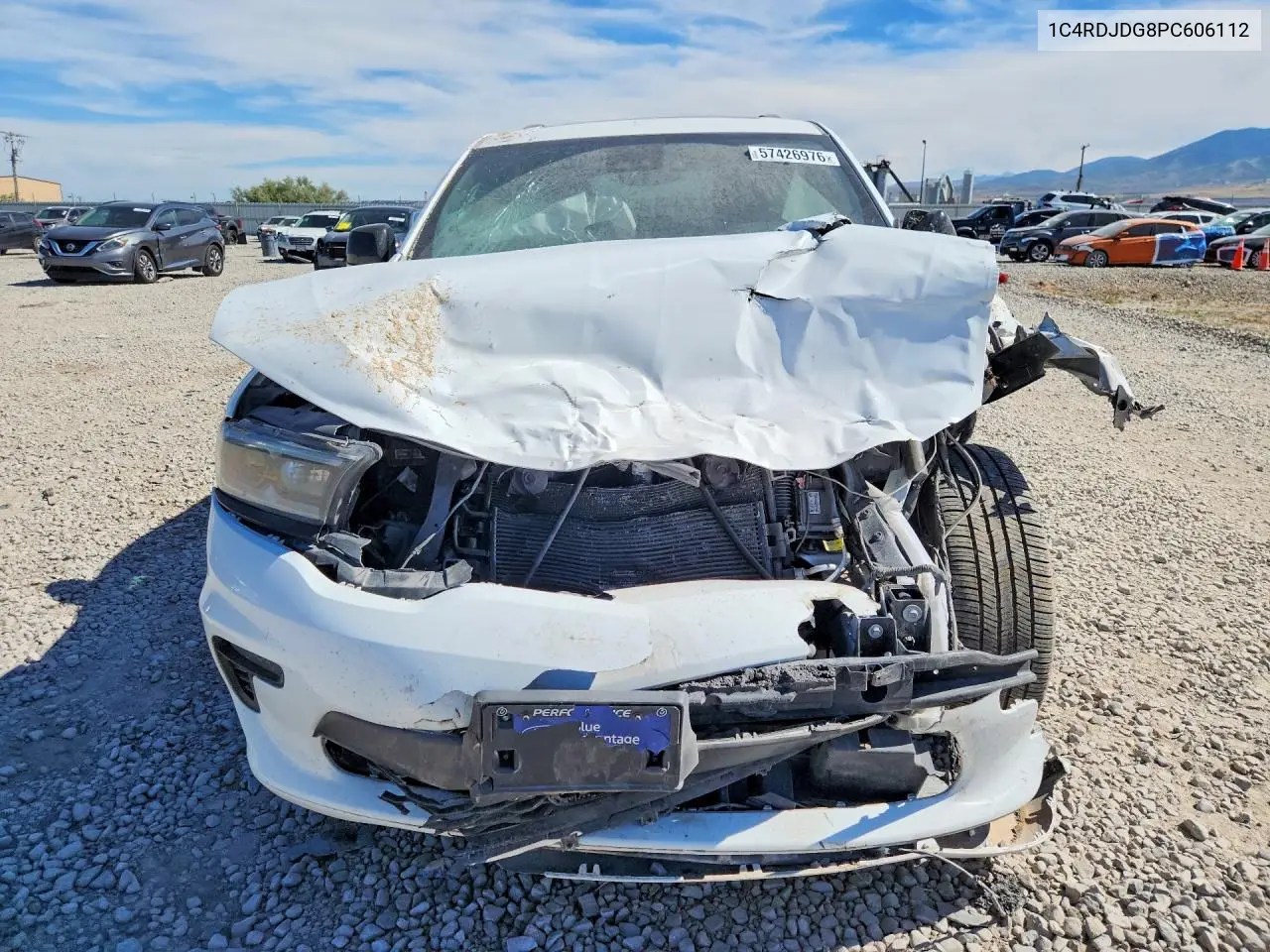 2023 Dodge Durango Gt VIN: 1C4RDJDG8PC606112 Lot: 57426976
