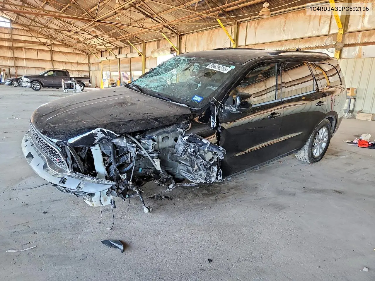 2023 Dodge Durango Sxt VIN: 1C4RDJAG0PC592196 Lot: 59689526