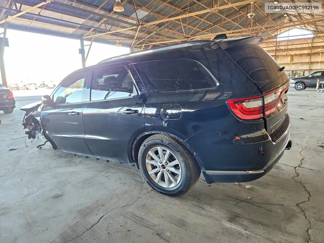 2023 Dodge Durango Sxt VIN: 1C4RDJAG0PC592196 Lot: 59689526