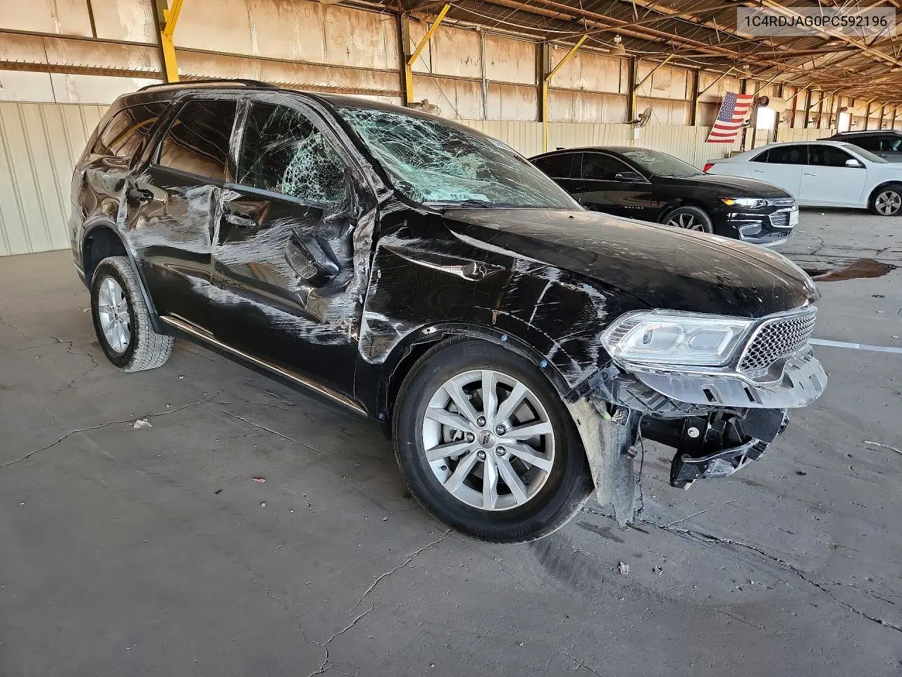 2023 Dodge Durango Sxt VIN: 1C4RDJAG0PC592196 Lot: 59689526