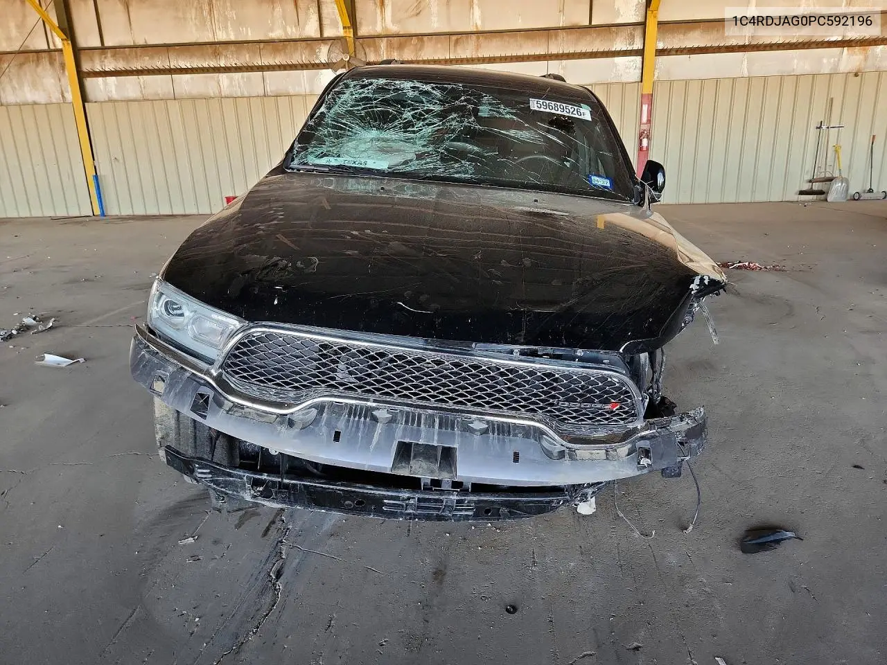 2023 Dodge Durango Sxt VIN: 1C4RDJAG0PC592196 Lot: 59689526