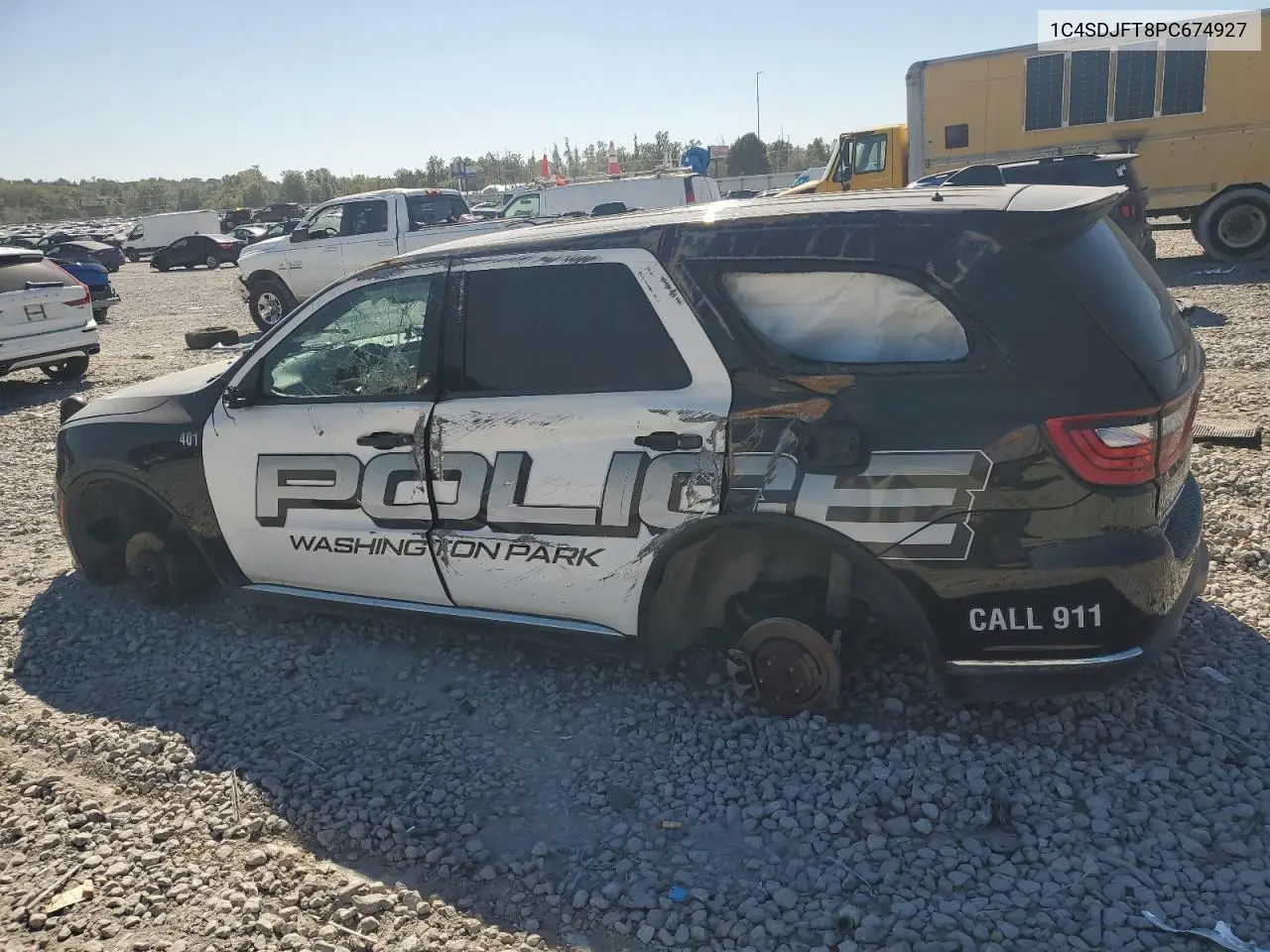 1C4SDJFT8PC674927 2023 Dodge Durango Pursuit