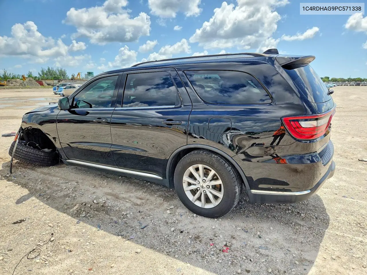 2023 Dodge Durango Sxt VIN: 1C4RDHAG9PC571338 Lot: 95585315