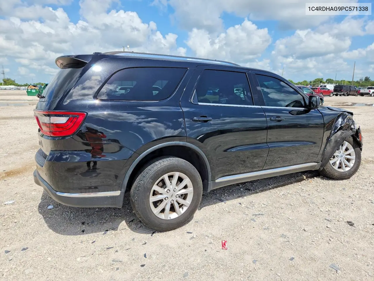2023 Dodge Durango Sxt VIN: 1C4RDHAG9PC571338 Lot: 95585315
