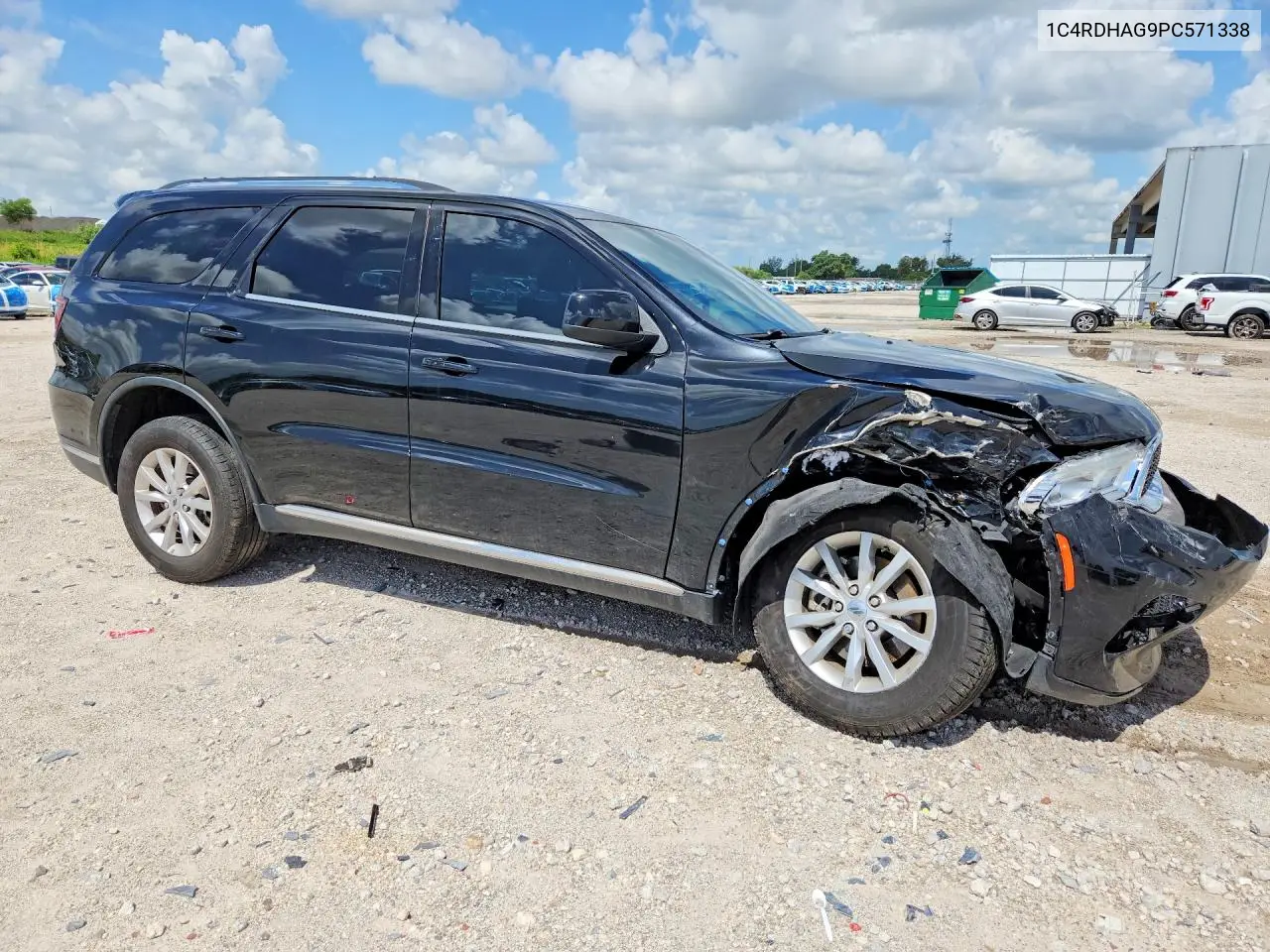 2023 Dodge Durango Sxt VIN: 1C4RDHAG9PC571338 Lot: 95585315