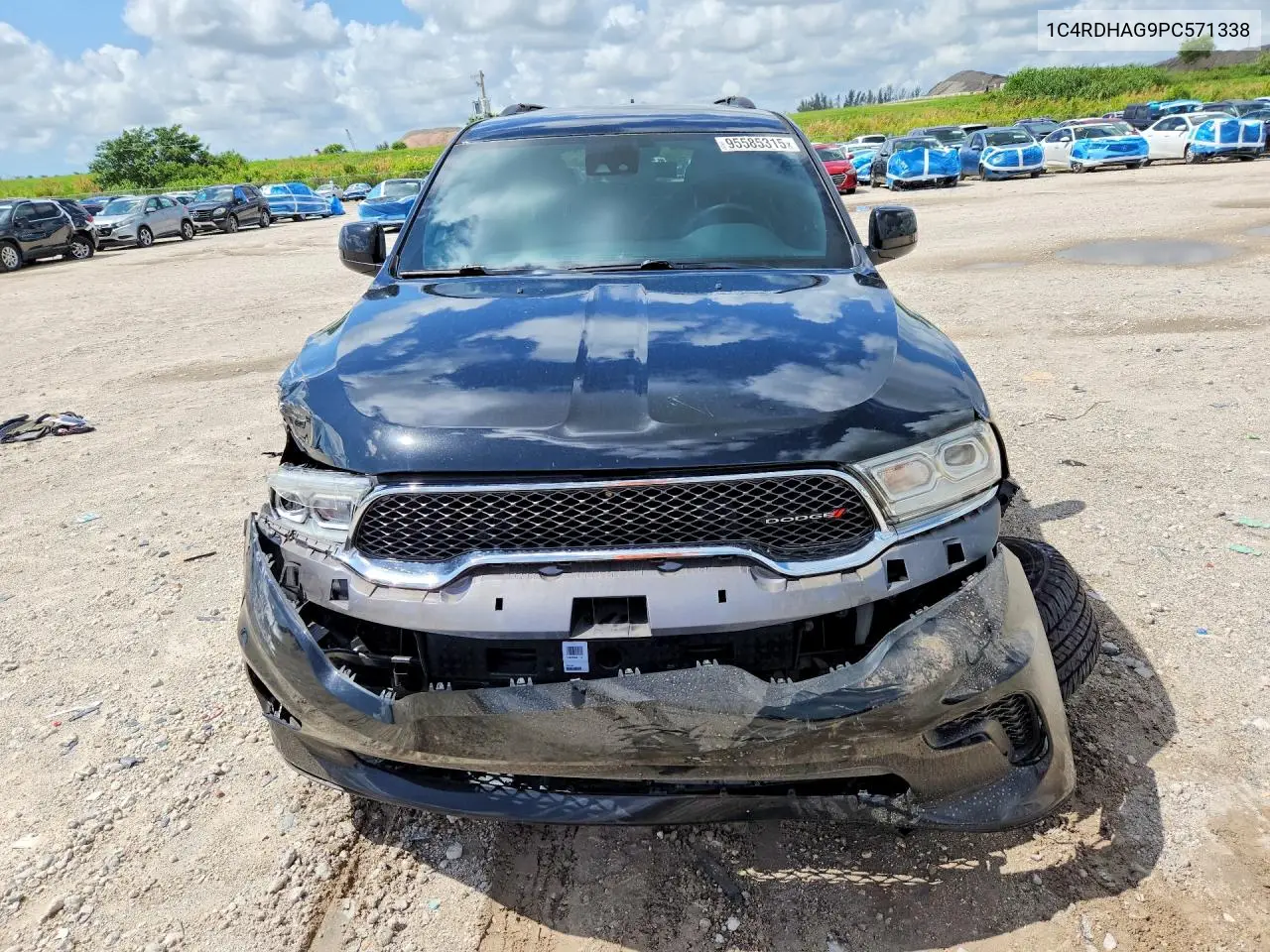 2023 Dodge Durango Sxt VIN: 1C4RDHAG9PC571338 Lot: 95585315